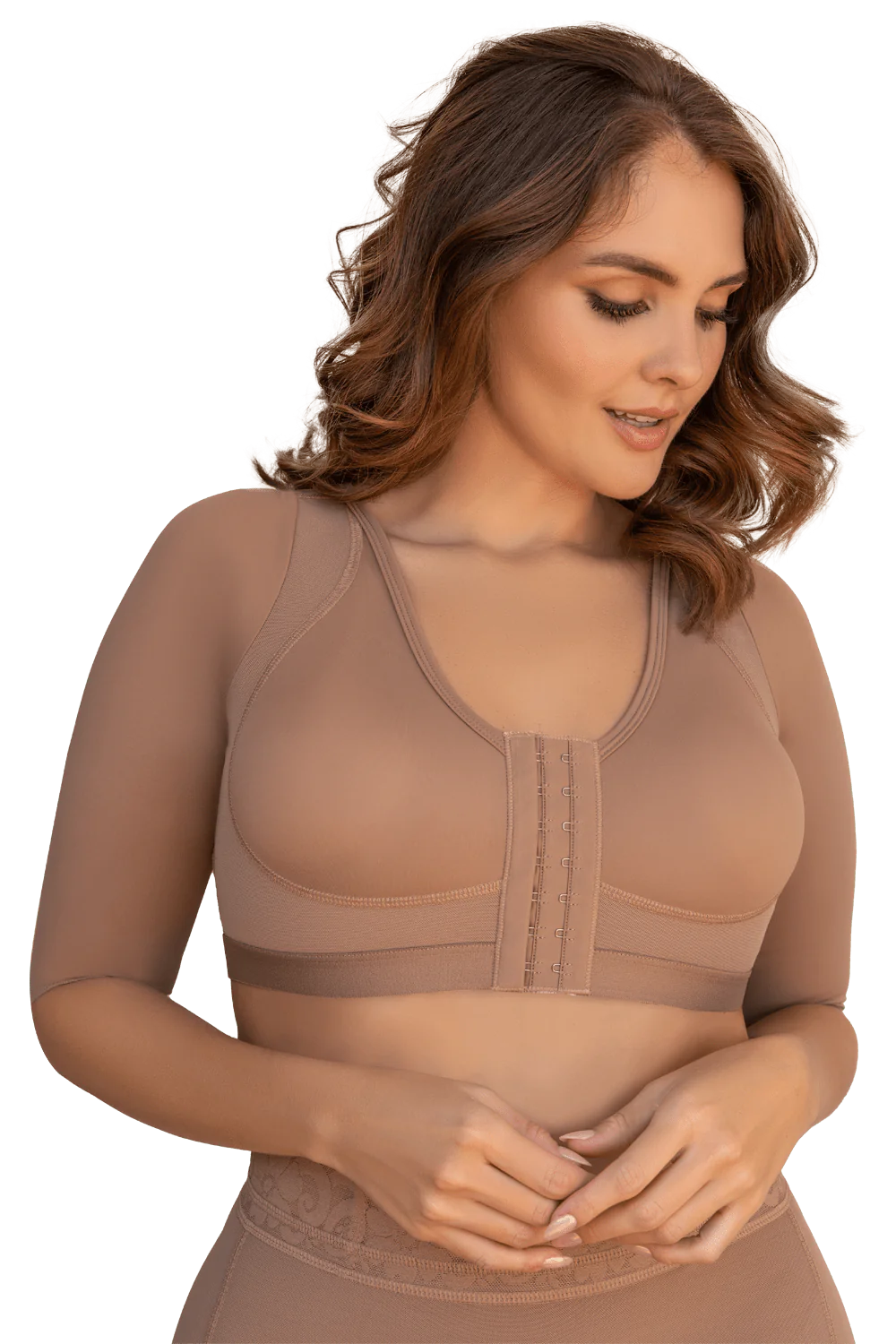 Support Bra With Sleeves