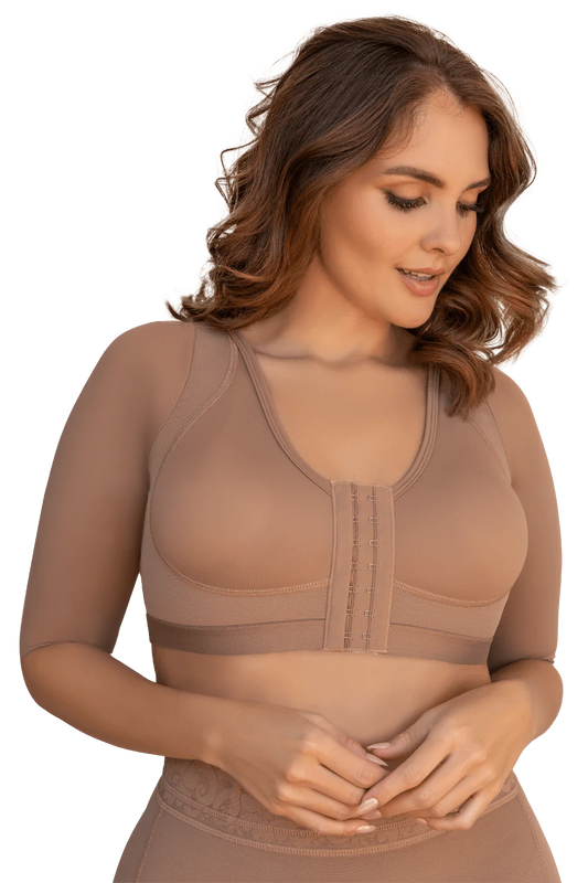 Support Bra With Sleeves