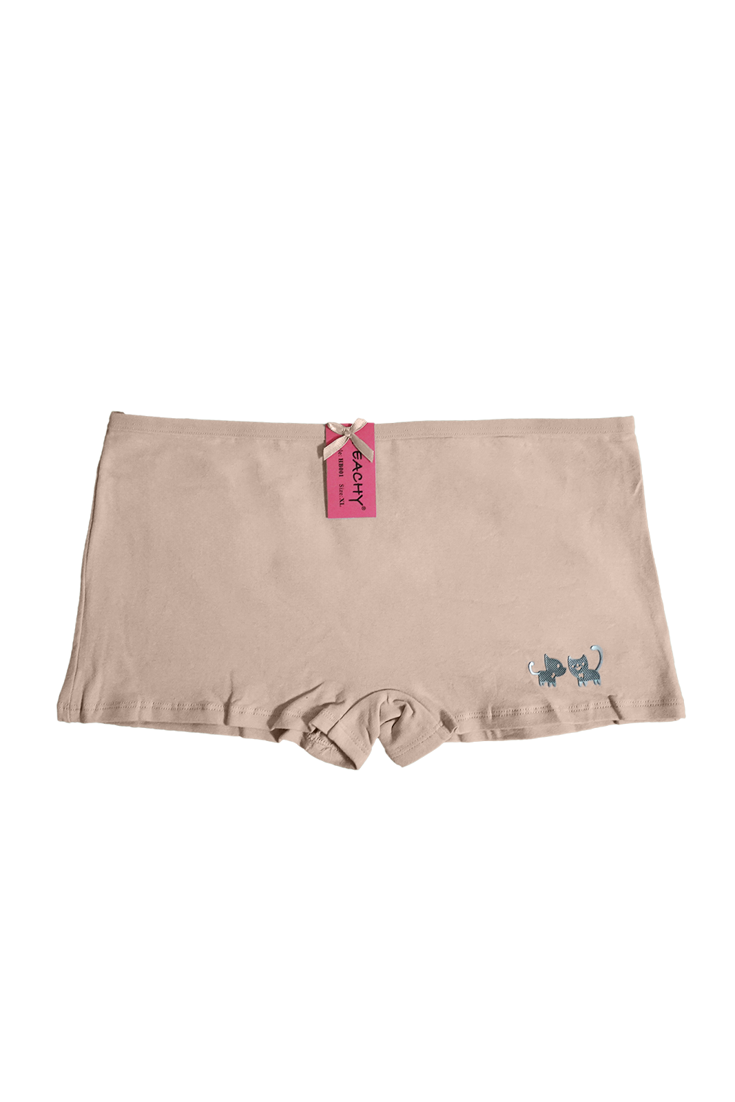Ladies' Boyshort Panties with Cute Animal Patch