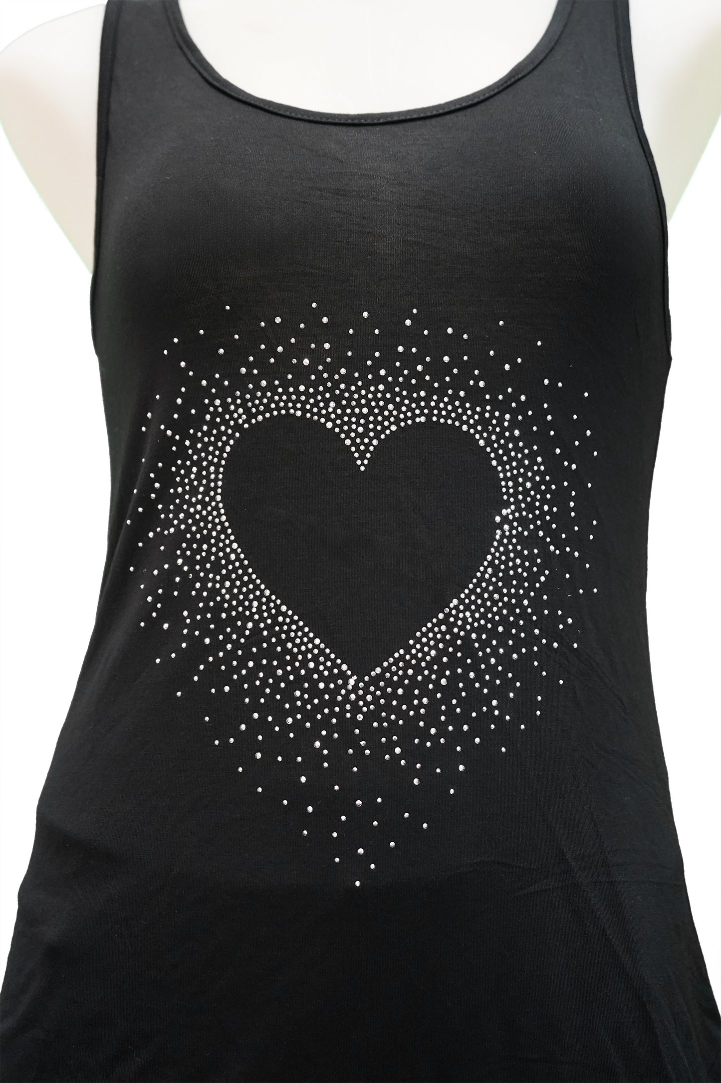 Rhinestone Designed Tank Top