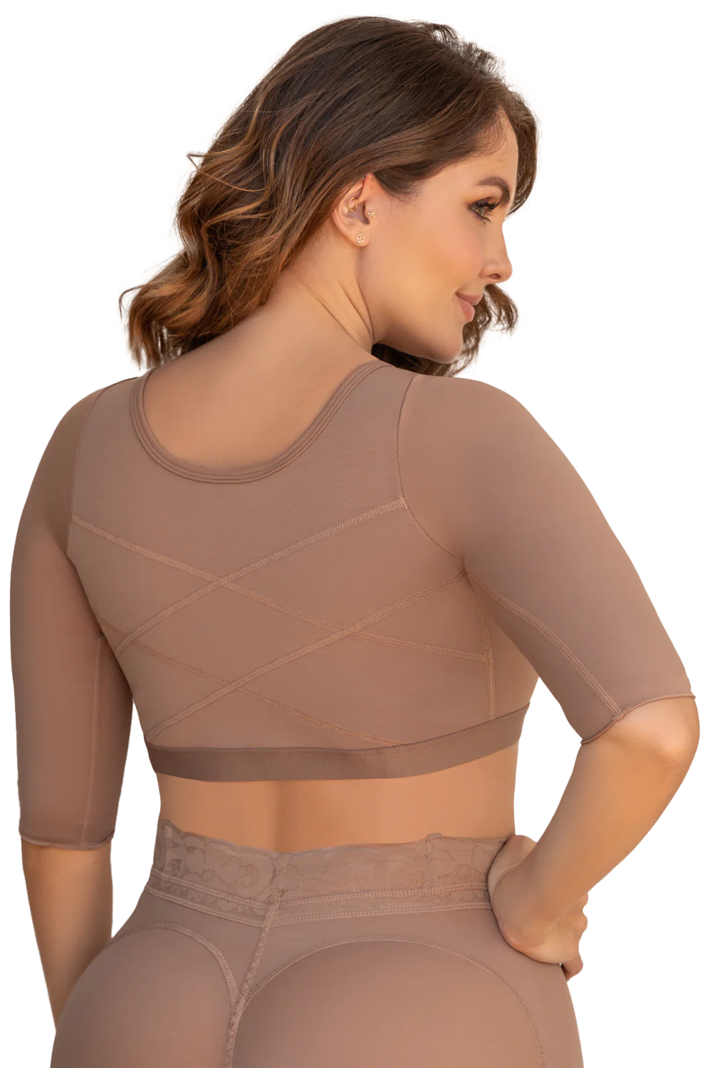 Support Bra With Sleeves
