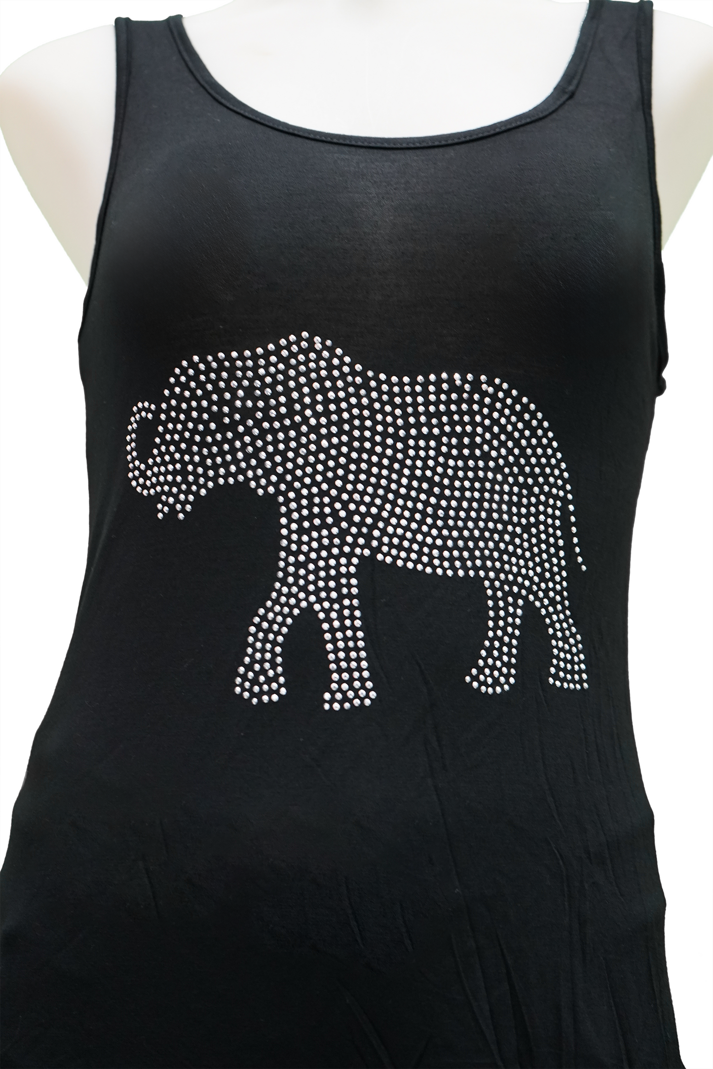 Rhinestone Designed Tank Top