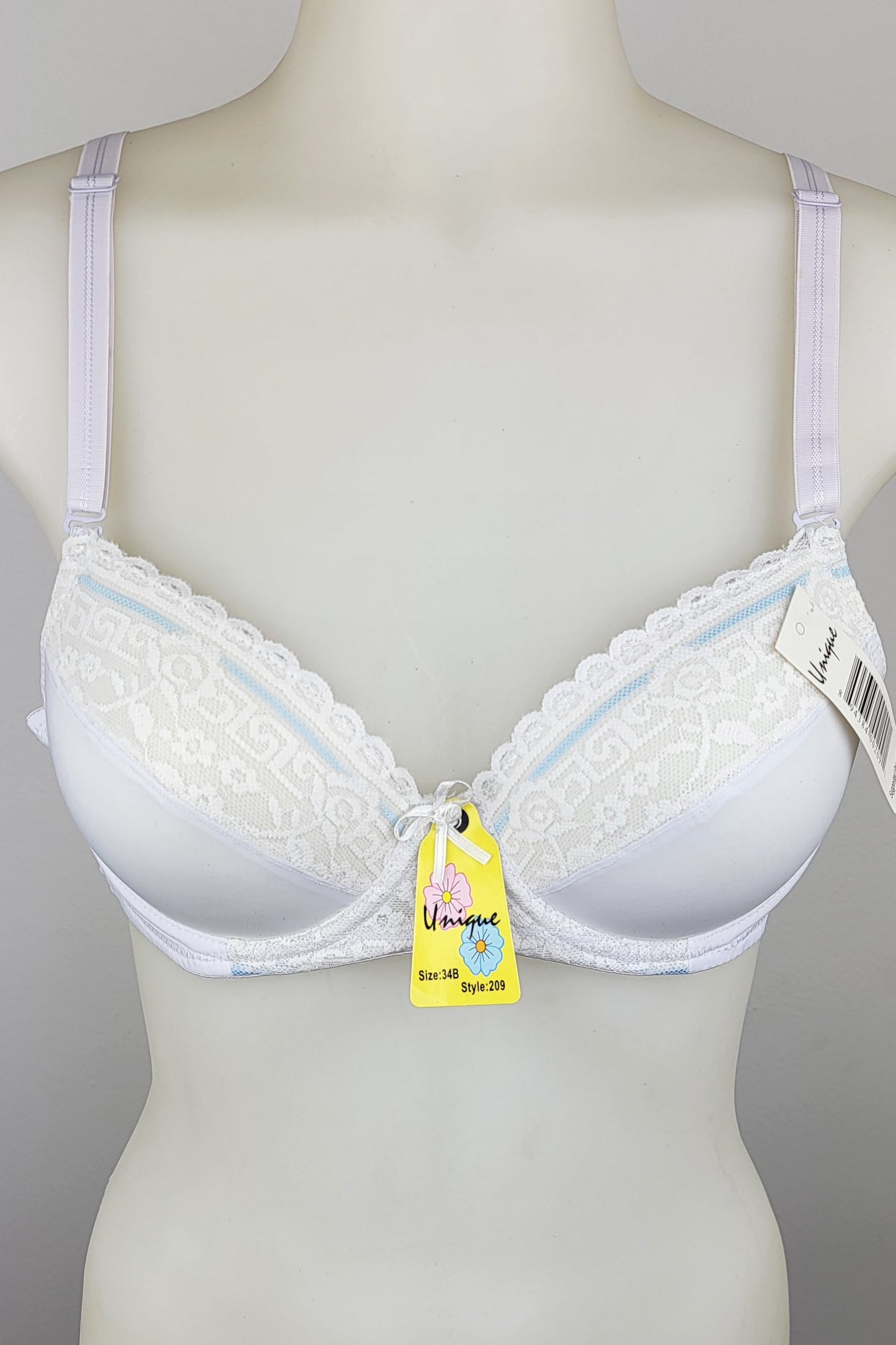 6 Pack Sexy Soft Lace Comfort Underwire Bra Lingerie Underwear 32B - 38B