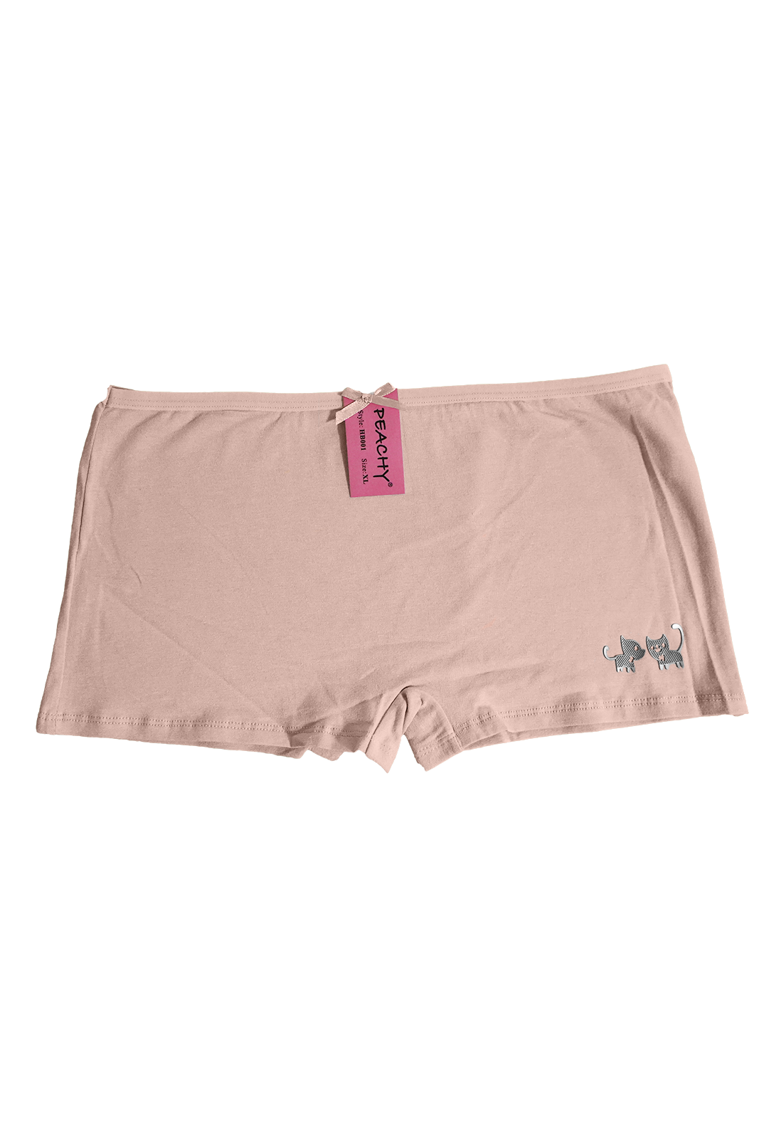 Ladies' Boyshort Panties with Cute Animal Patch