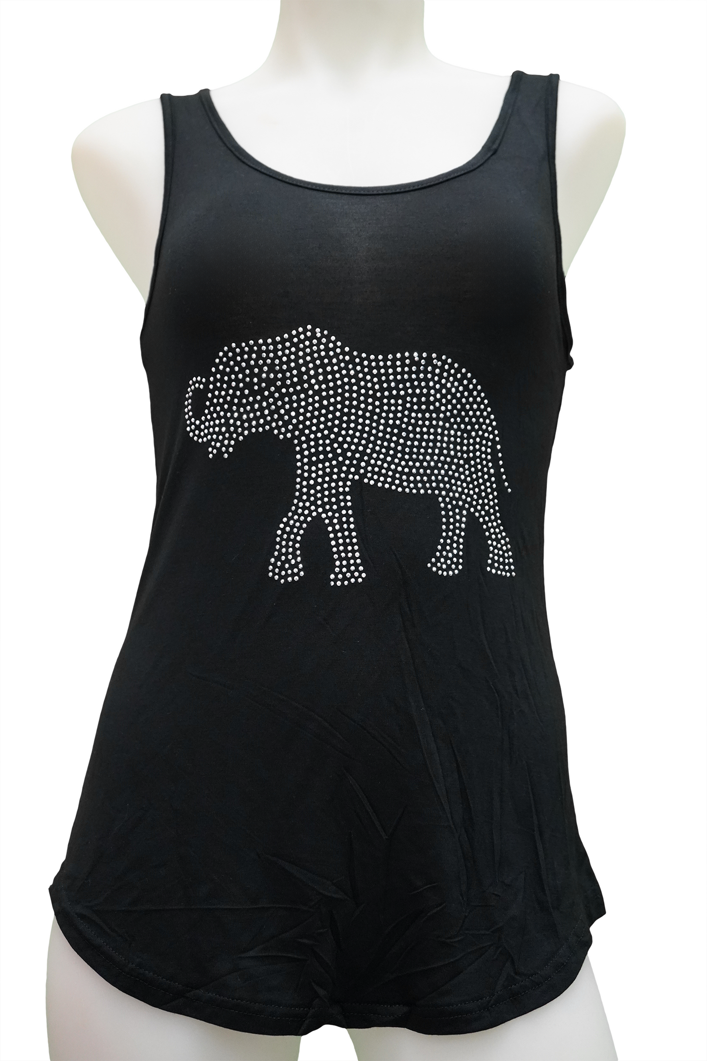 Rhinestone Designed Tank Top