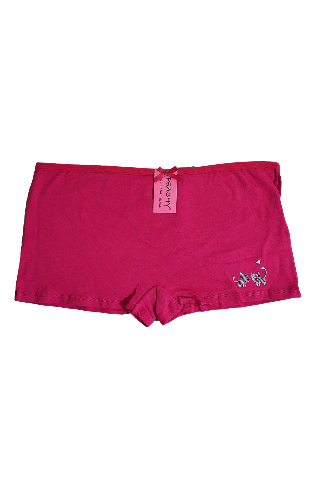 Ladies' Boyshort Panties with Cute Animal Patch