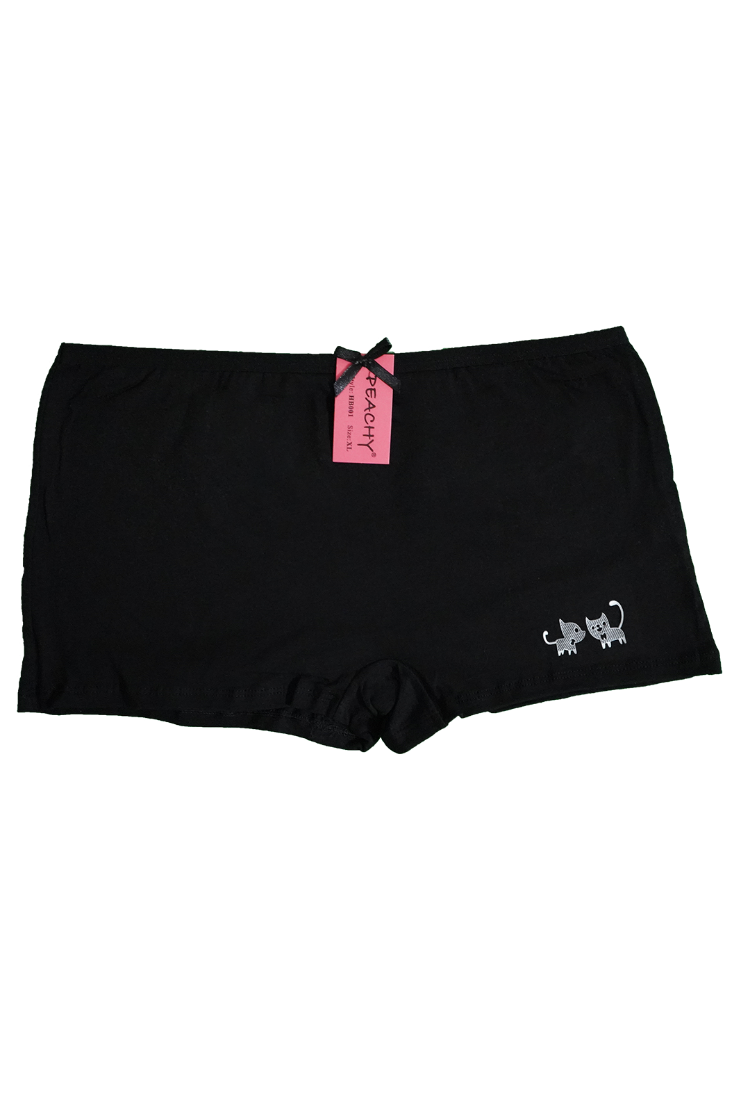 Ladies' Boyshort Panties with Cute Animal Patch