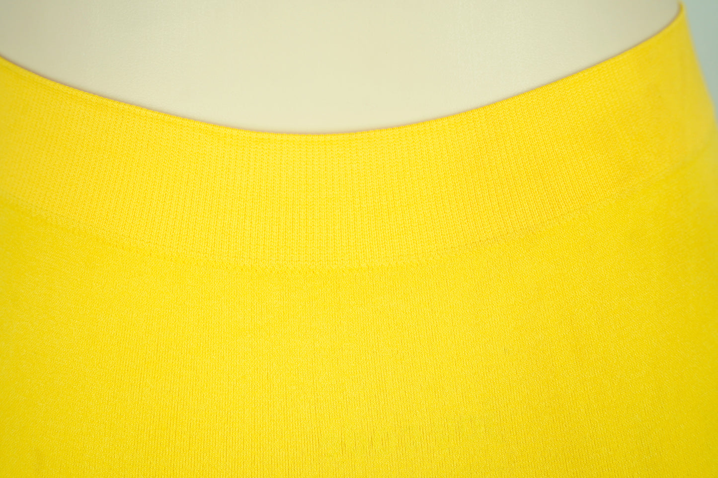 Sunshine Yellow Yoga Leggings - High-Stretch Nylon Spandex One Size