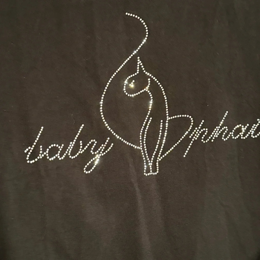baby phat baby tee design jewels close up
