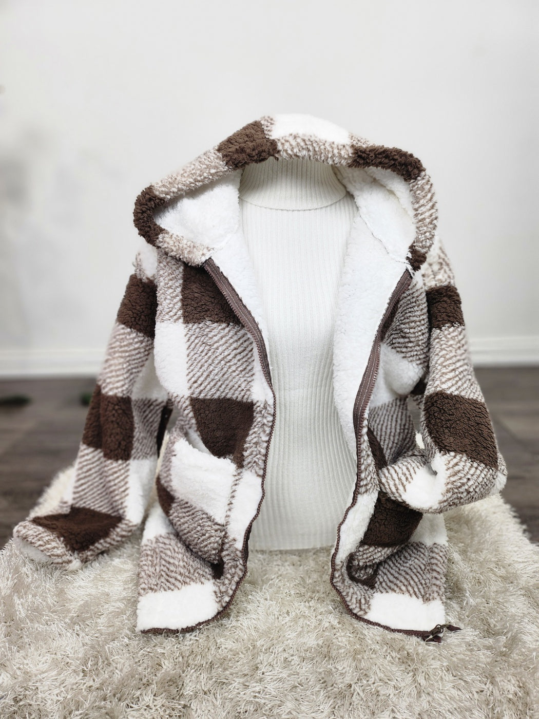 So Soft Zip-Checker Jackets