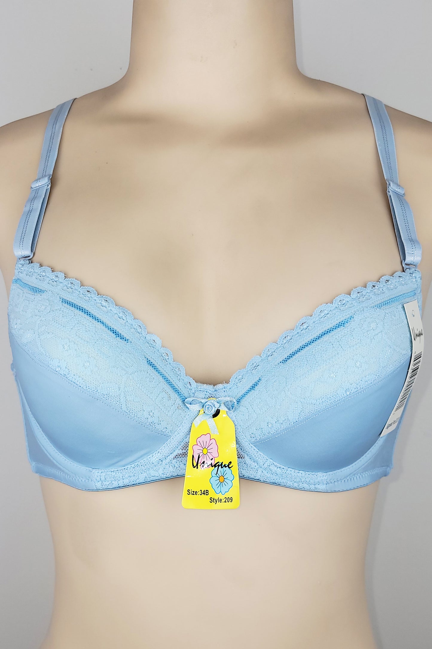 6 Pack Sexy Soft Lace Comfort Underwire Bra Lingerie Underwear 32B - 38B
