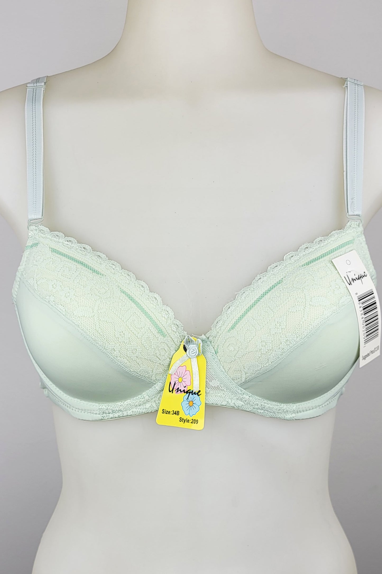 6 Pack Sexy Soft Lace Comfort Underwire Bra Lingerie Underwear 32B - 38B