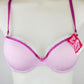 Womens Stripe Pattern Underwire Bra Button 6 Pack Lingerie 32B 34B 36B 38B