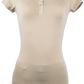 Rosia Women's Short Sleeve Cotton Polo Shirt w/ Stretch Solid Color SMALL ONLY