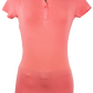 Rosia Women's Short Sleeve Cotton Polo Shirt w/ Stretch Solid Color SMALL ONLY