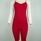 Seamless Ribbed Bodycon Romper: High-Stretch, Yoga & Jogging (Polyester-Spandex)
