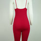 Seamless Ribbed Bodycon Romper: High-Stretch, Yoga & Jogging (Polyester-Spandex)