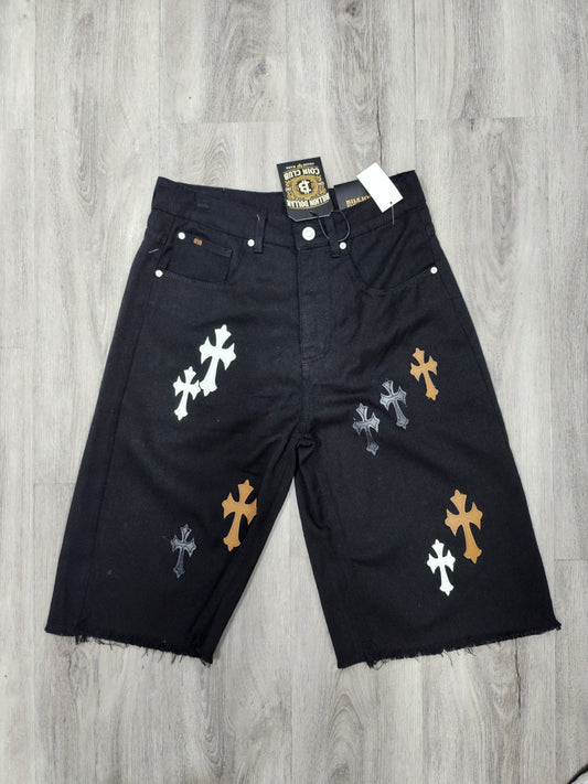 Billion dollar coin club brand Alt cross shorts unisex