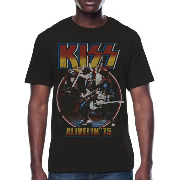 KISS Alternative overesized gothic graphic tee