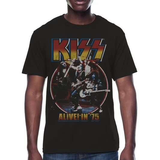 KISS Alternative overesized gothic graphic tee