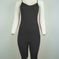 Seamless Ribbed Bodycon Romper: High-Stretch, Yoga & Jogging (Polyester-Spandex)