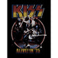 KISS Alternative overesized gothic graphic tee