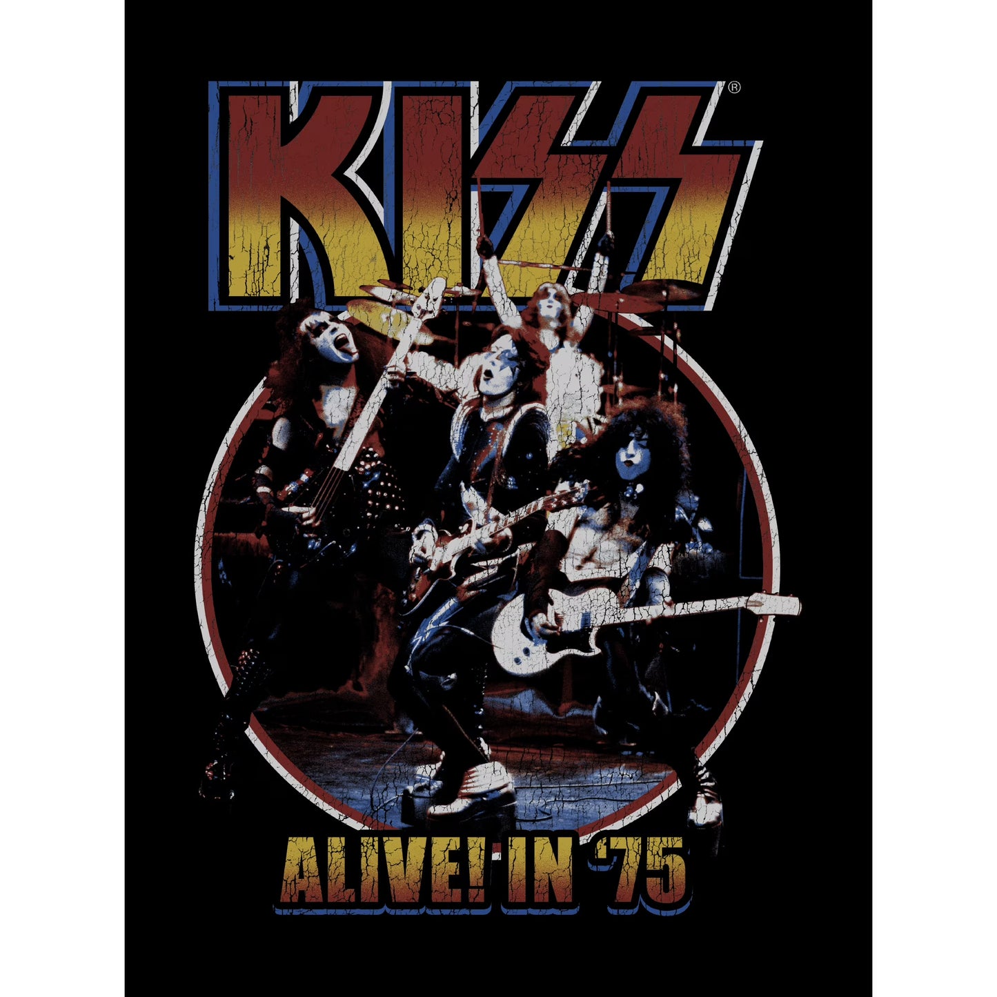 KISS Alternative overesized gothic graphic tee