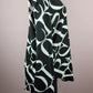 Letter Patterned Button Up Blouse Top