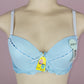 6 Pack Checkered Plaid Pattern Women's Push Up Bra with Ribbon 34C 36C 38C 40C